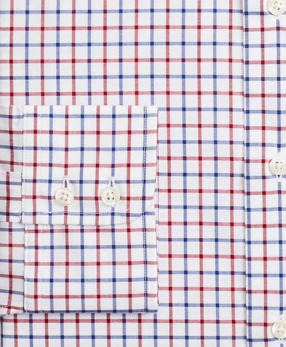 Luxury Collection Madison Classic-Fit Dress Shirt, Franklin Spread Collar Bold Windowpane