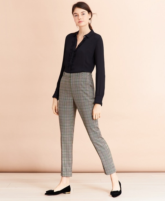 Crepe Ruffled Blouse