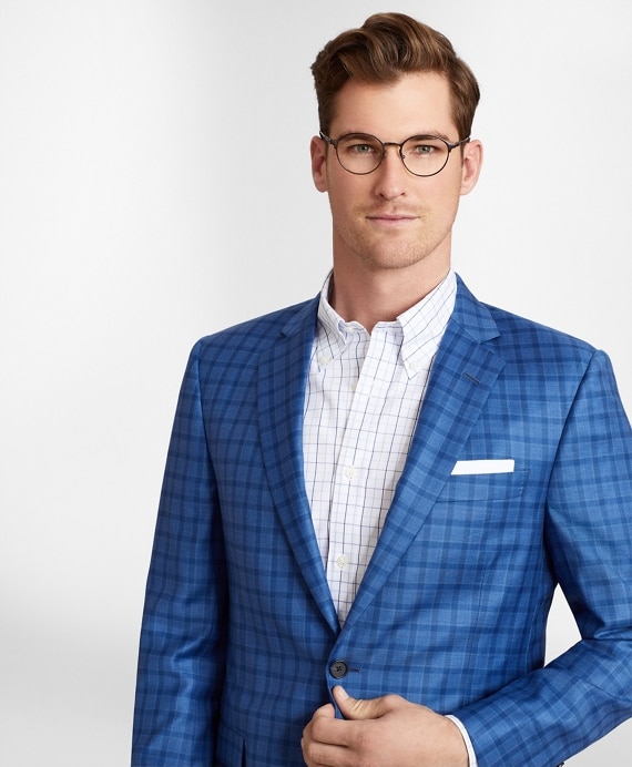 Regent Fit Plaid Sport Coat