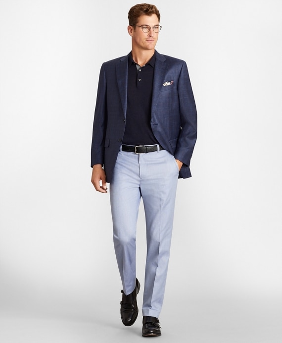 Madison Fit Navy Plaid Sport Coat