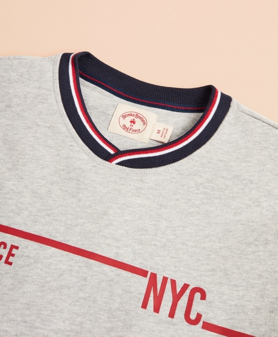 French Terry Red Fleece 1818 Sweatshirt