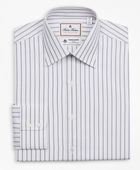 Luxury Collection Soho Extra-Slim-Fit Dress Shirt, Franklin Spread Collar Micro-Outline Stripe