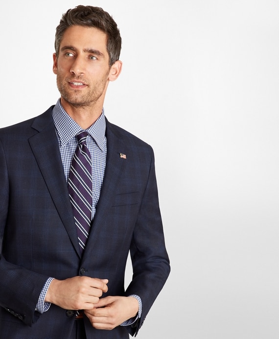 Madison Fit Plaid 1818 Suit