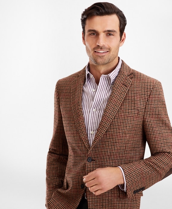Regent Fit Plaid Sport Coat