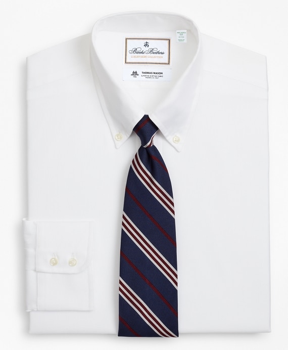 Luxury Collection Milano Slim-Fit Dress Shirt, Button-Down Collar Textured