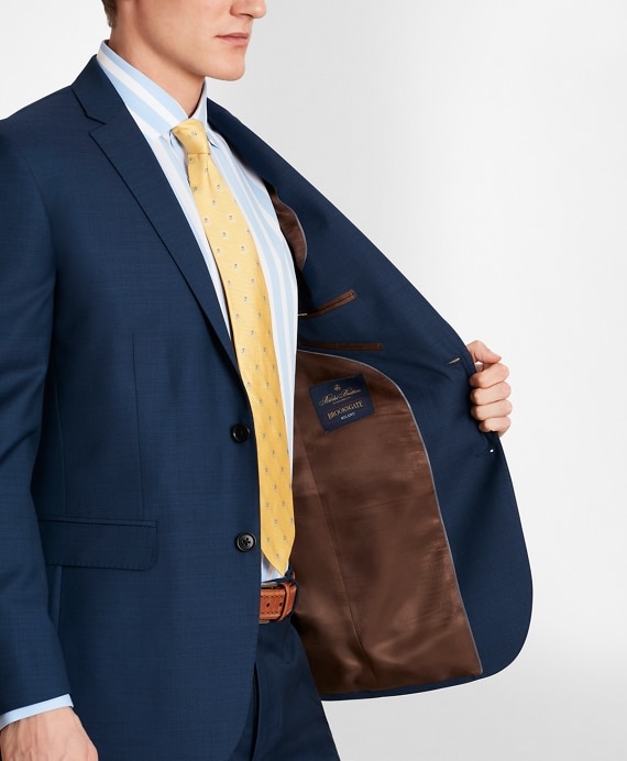 BrooksGate™ Milano-Fit Wool Twill Suit Jacket