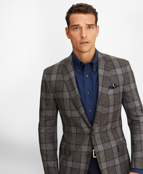 Regent Fit Large Check Sport Coat
