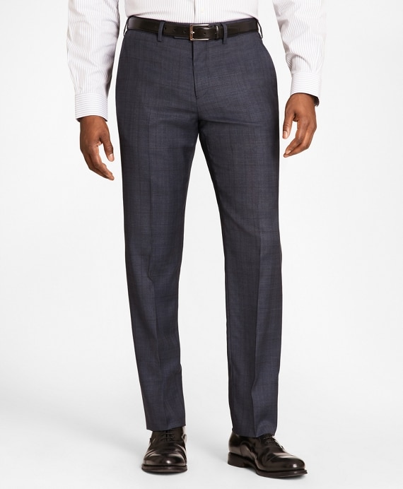Regent Fit Saxxon™ Wool Blue Plaid 1818 Suit