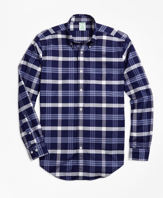 Milano Fit Oxford BB#10 Plaid Sport Shirt