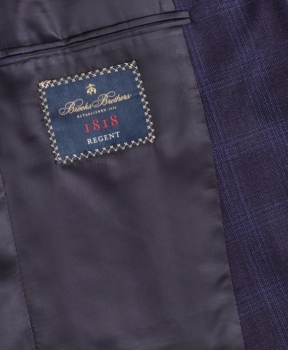 Regent Fit Plaid 1818 Suit