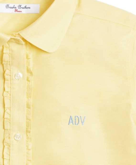 Girls Non-Iron Short-Sleeve Oxford