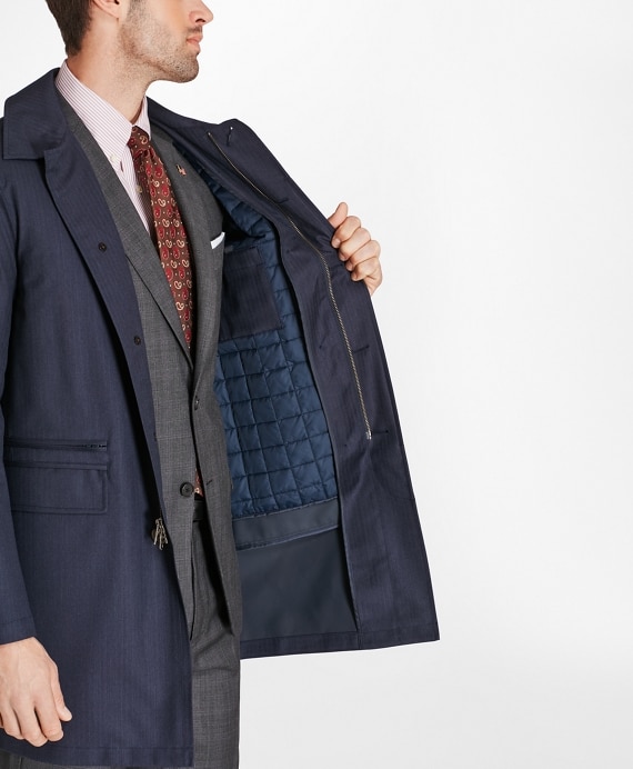 Herringbone Trench Coat