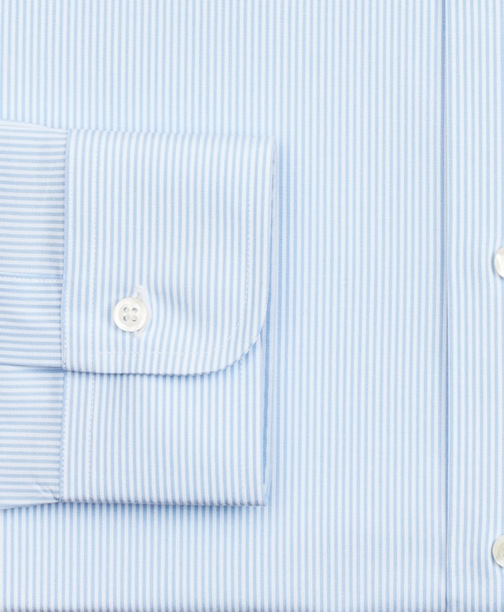 Stretch Regent Fitted Dress Shirt, Non-Iron Stripe