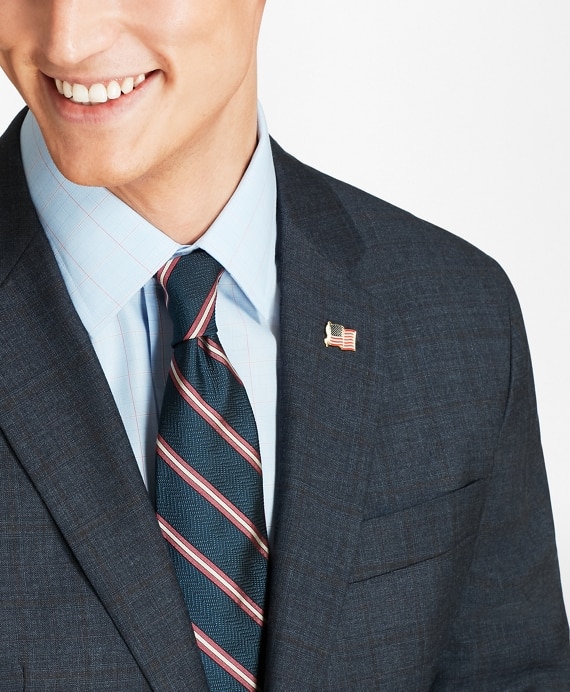 Milano Fit Open Plaid 1818 Suit