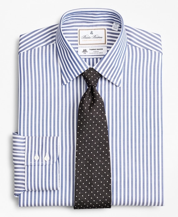 Luxury Collection Regent Fitted Dress Shirt, Franklin Spread Collar Bengal Stripe