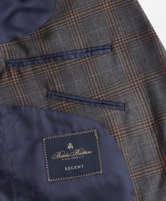 Regent Fit Multi-Plaid Sport Coat