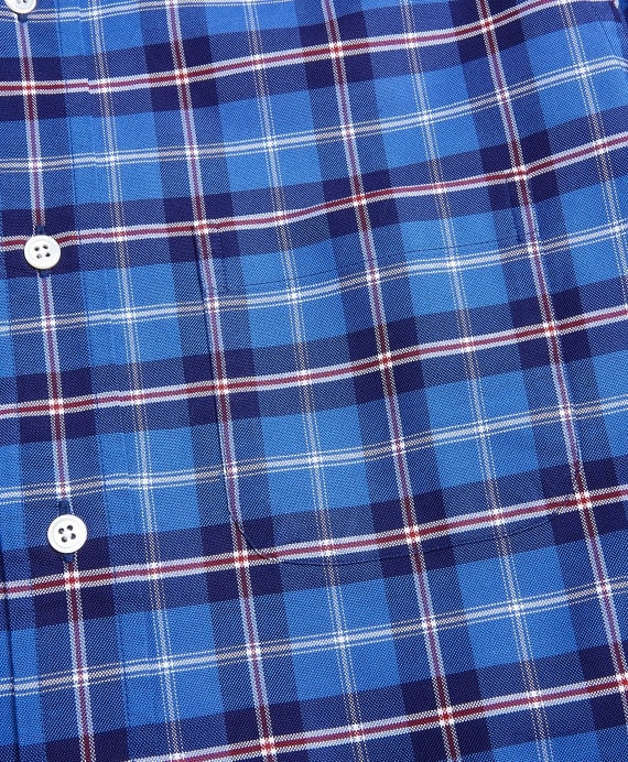 Regent Fit Oxford Plaid Sport Shirt