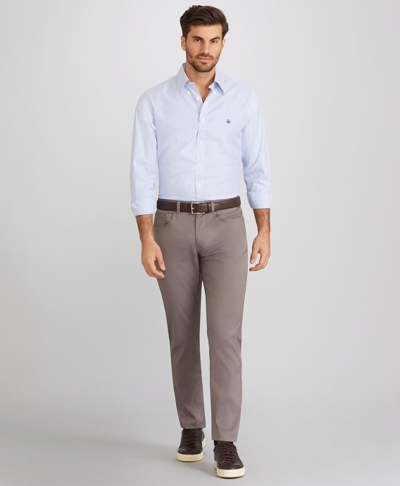 Slim-Fit Five-Pocket Tech Pants