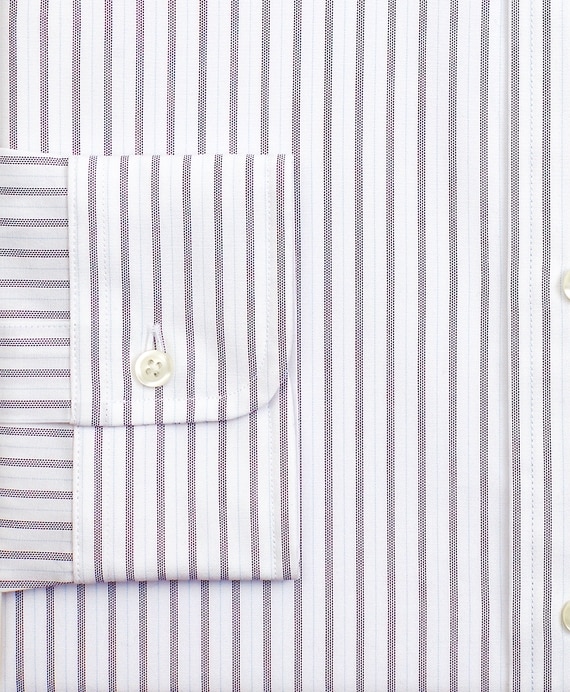 Stretch Madison Classic-Fit Dress Shirt, Dotted-Stripe