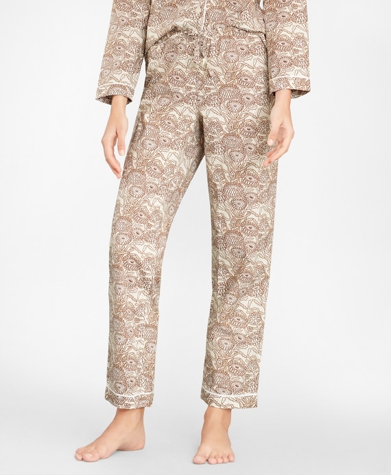 Floral-Print Supima® Cotton Poplin Pajama Set