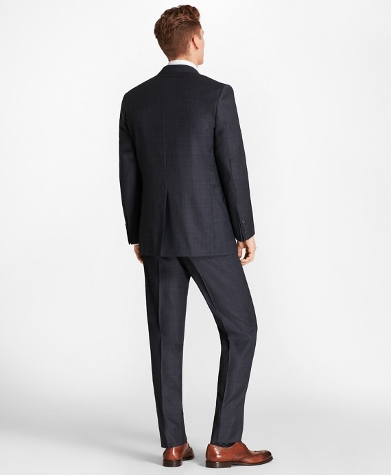 Regent Fit Open Plaid 1818 Suit