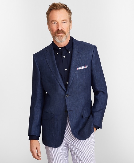 Madison Fit Linen Herringbone Sport Coat