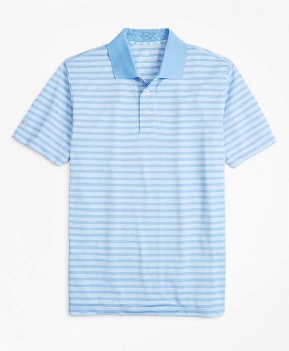 Performance Series Textured Stripe Polo Shirt