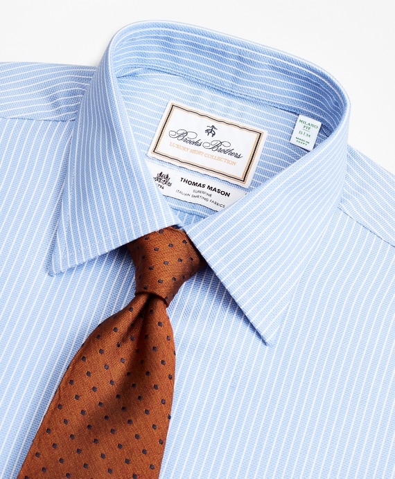 Luxury Collection Milano Slim-Fit Dress Shirt, Franklin Spread Collar Ground Stripe