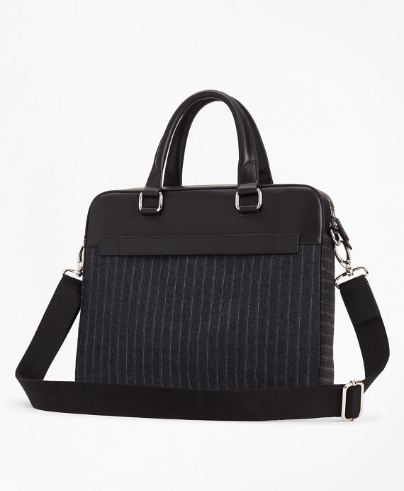 Wool Stripe Briefcase