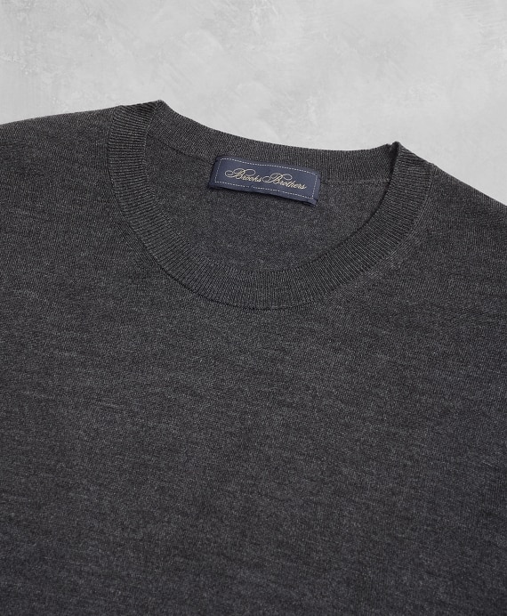 Golden Fleece® 3-D Knit Fine-Gauge Merino Crewneck Sweater