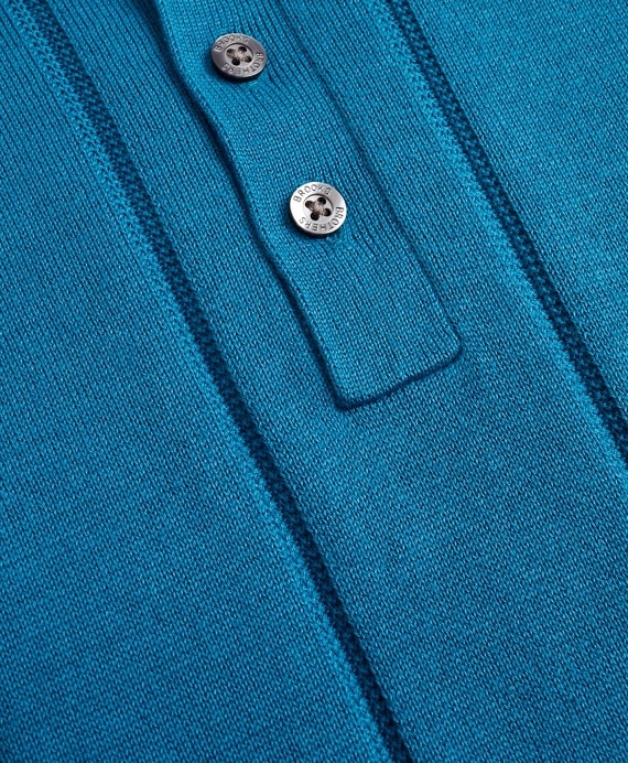 Striped Cotton Sweater Polo