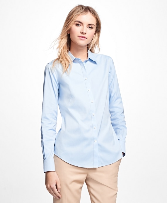 Petite Non-Iron Fitted Dress Shirt