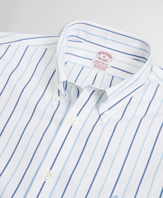 Stretch Madison Classic-Fit Sport Shirt, Non-Iron Stripe