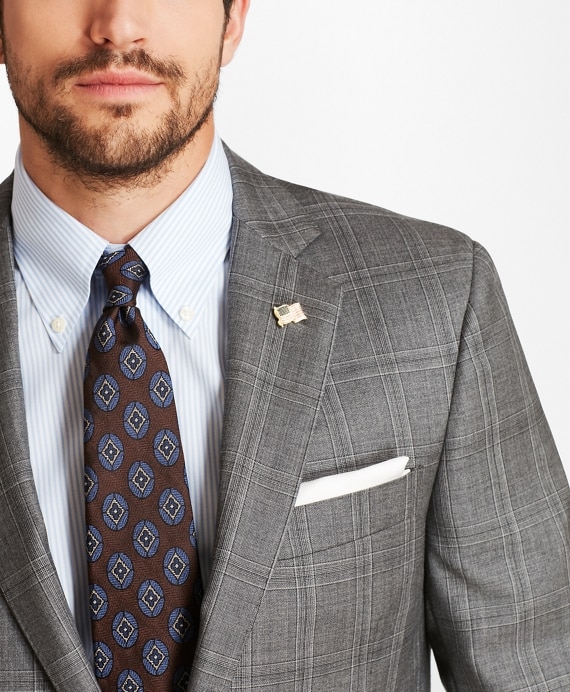 Regent Fit Plaid 1818 Suit