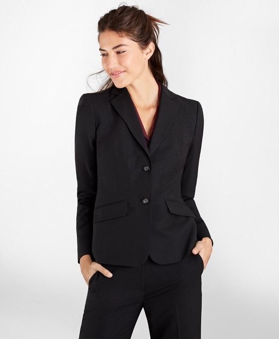 Checked BrooksCool® Merino Wool Jacket