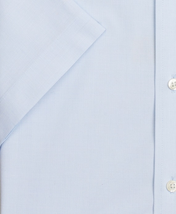 Stretch Soho Extra-Slim-Fit Dress Shirt, Non-Iron Poplin End-on-End Short-Sleeve