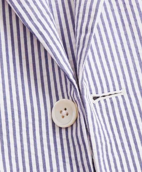Regent Fit Stripe Seersucker Sport Coat