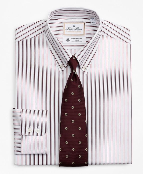 Luxury Collection Regent Fitted Dress Shirt, Button-Down Collar Stripe