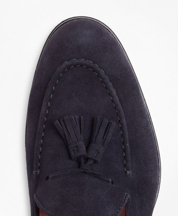 Suede Tassel Loafers