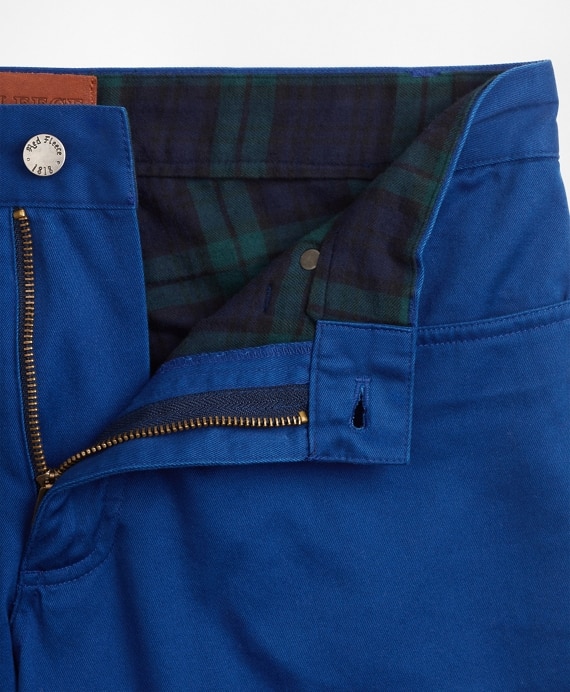 Five-Pocket Flannel-Lined Chinos