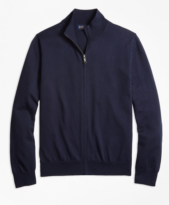 Supima® Cotton Full-Zip Cardigan