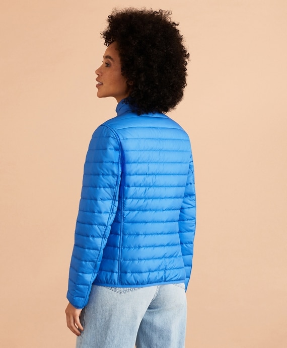 Reversible Floral-Print Puffer Jacket