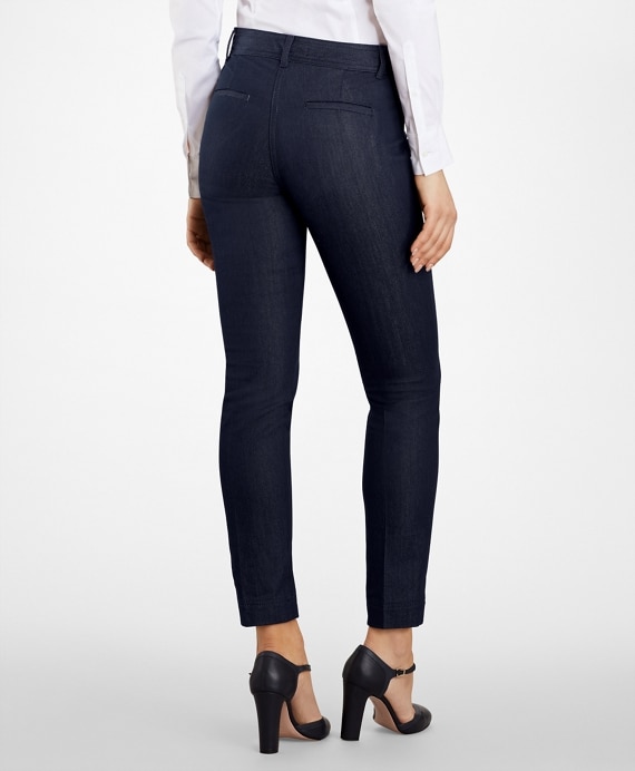 Slim-Fit Denim Pants