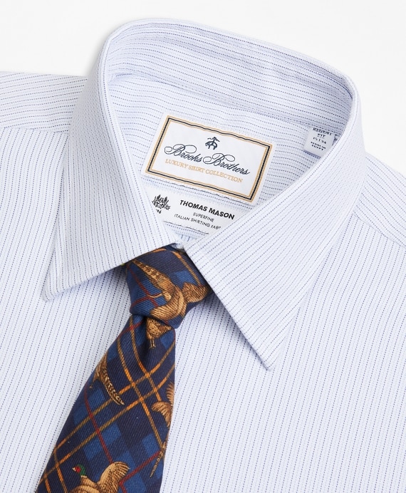 Luxury Collection Regent Fitted Dress Shirt, Franklin Spread Collar Textured Stripe