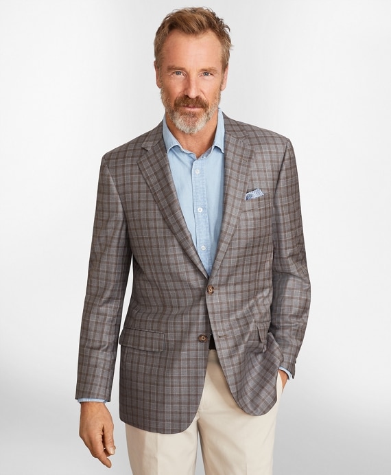 Madison Fit Plaid Sport Coat