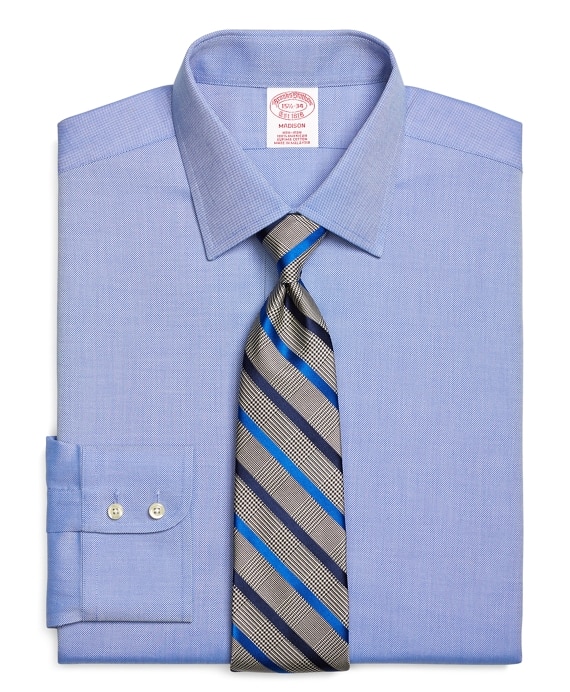 Madison Classic-Fit Dress Shirt, Non-Iron Royal Oxford