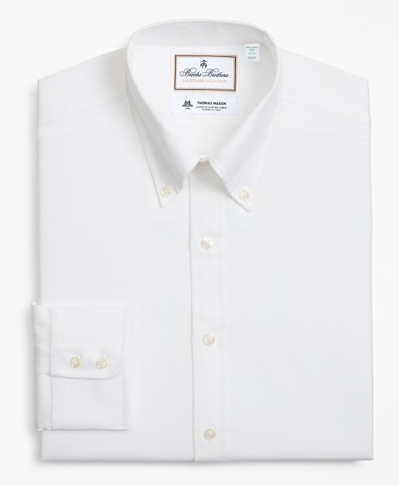 Luxury Collection Milano Slim-Fit Dress Shirt, Button-Down Collar Textured