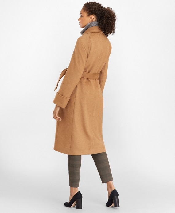 Camel Hair Wrap Coat