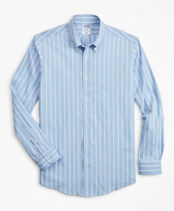 Regent Fitted Sport Shirt, Performance Series with COOLMAX®, Ground Stripe