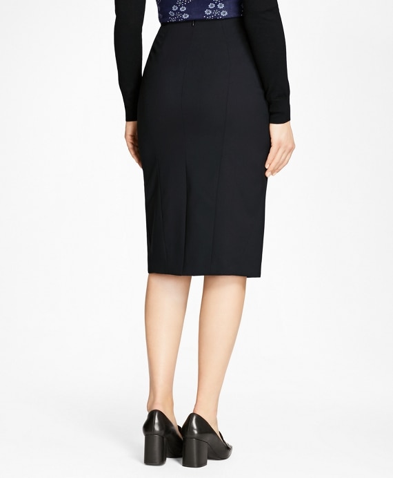 Wool Pencil Skirt